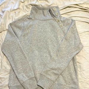 NWT JCrew Button Up Sweatshirt. Small